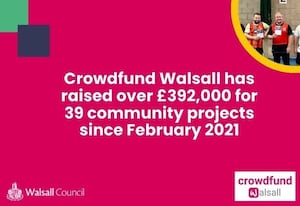 Crowdfund Walsall helps 39 local community groups raise £392,000 in three years