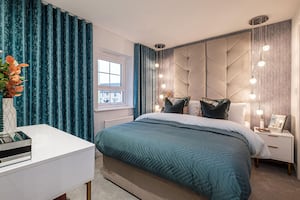 BWM - Bedroom at a Barratt Homes development in Staffordshire