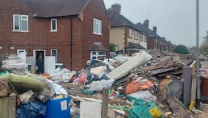 The rubbish at Peach Avenue, Stafford