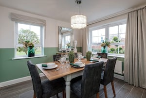 BWM - Dining room at a Barratt Homes development in Staffordshire