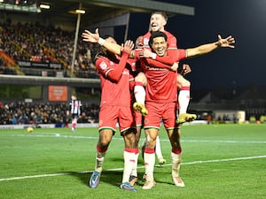 Walsall hit six on the road for the first time since 1948 at Grimsby on New Year's Day in 2024.