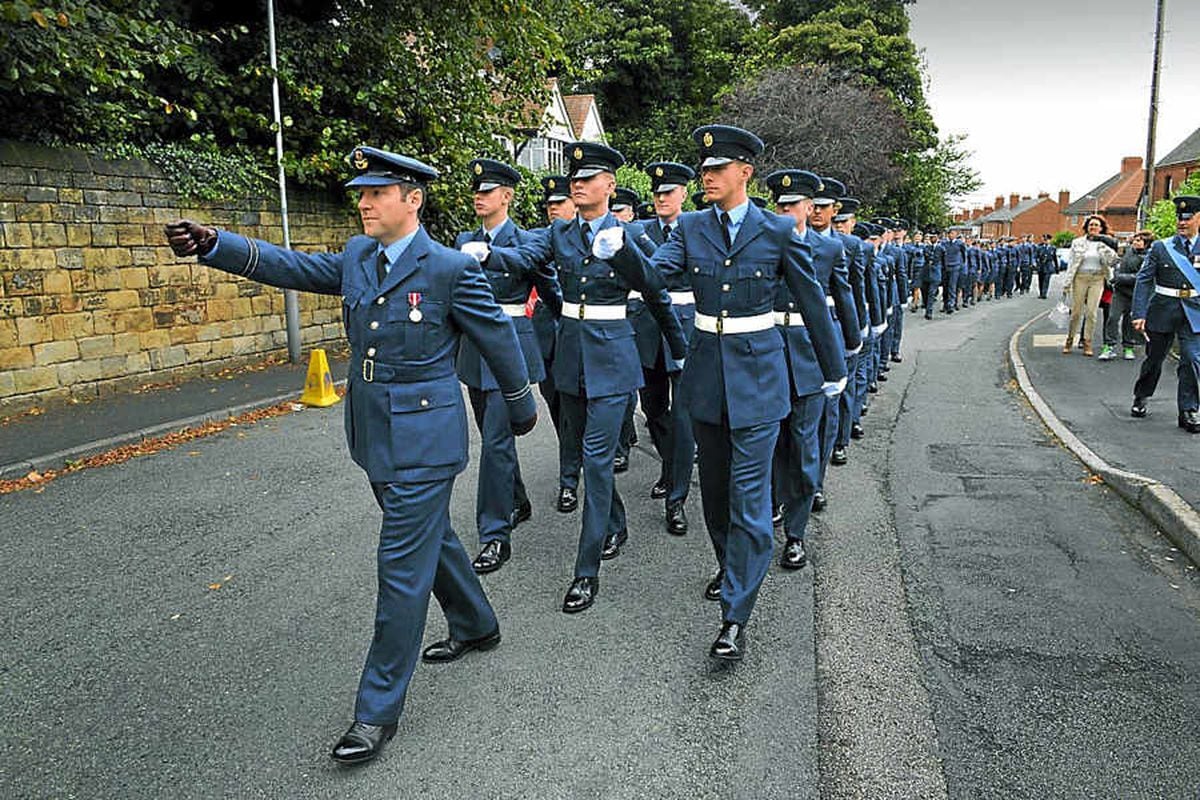 Lancaster bomber in flight as tributes paid to Battle of Britain heroes ...