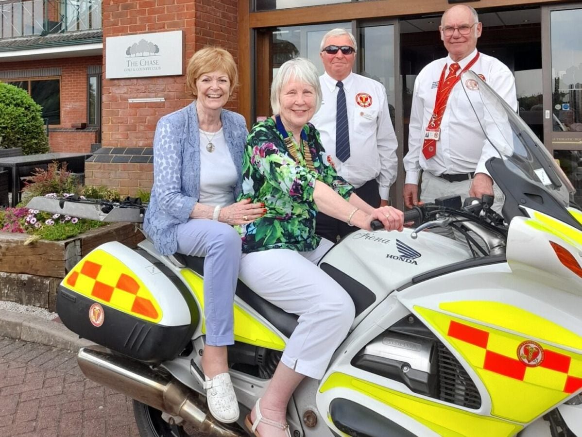 Ladies group introduced to the lifesaving work of the Blood Bikers