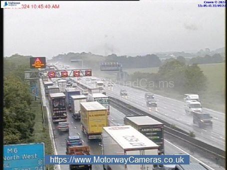 Crash and emergency road surface repairs cause delays on M6 