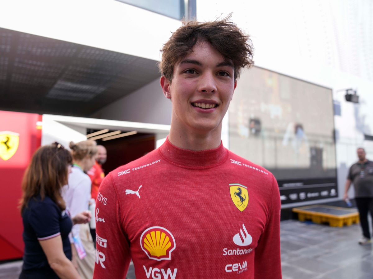 British Teen Ollie Bearman 10th In Final Practice Ahead Of F1 Debut For ...