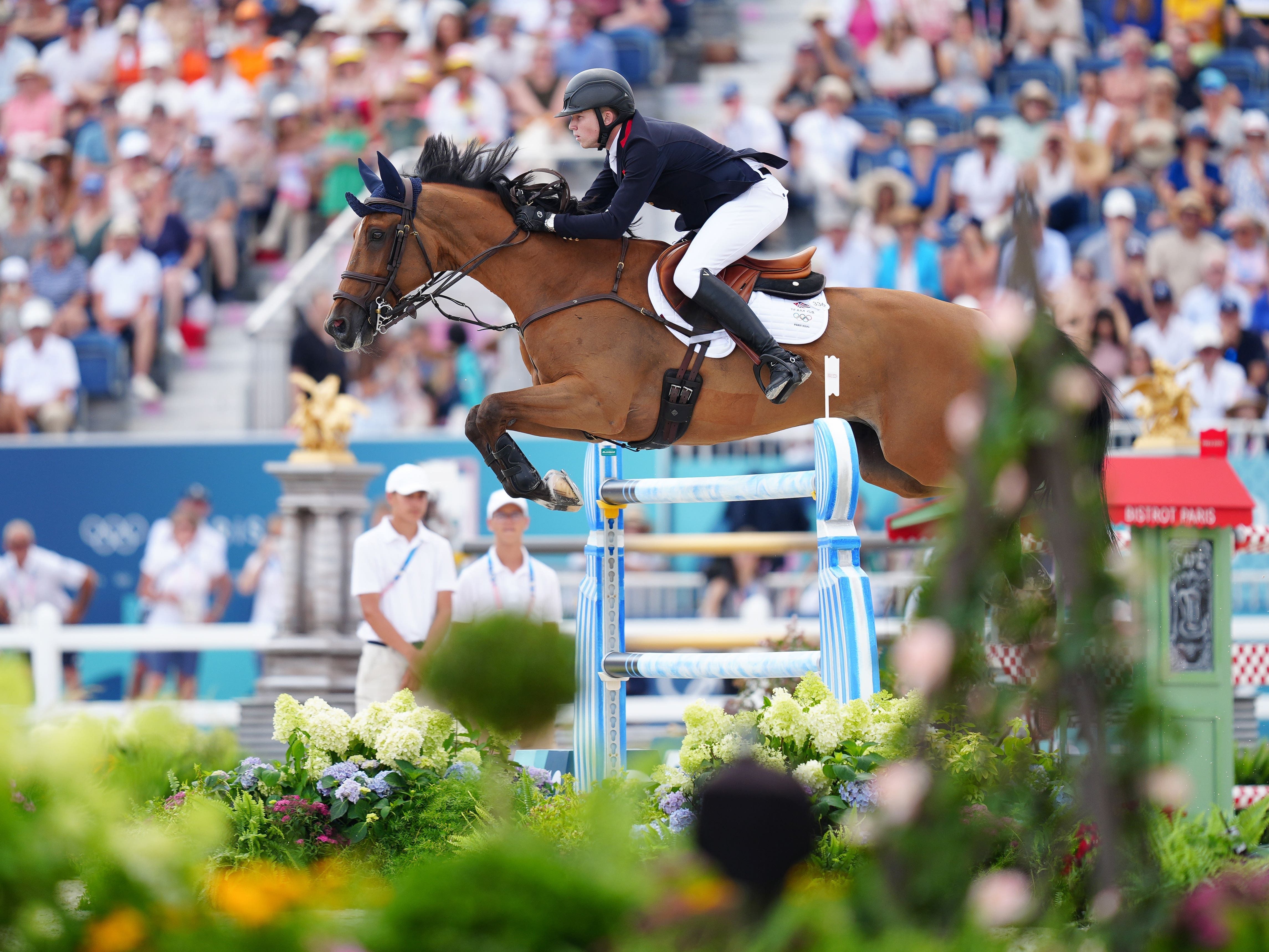 Scott Brash, Ben Maher and Harry Charles win jumping team gold for Great Britain