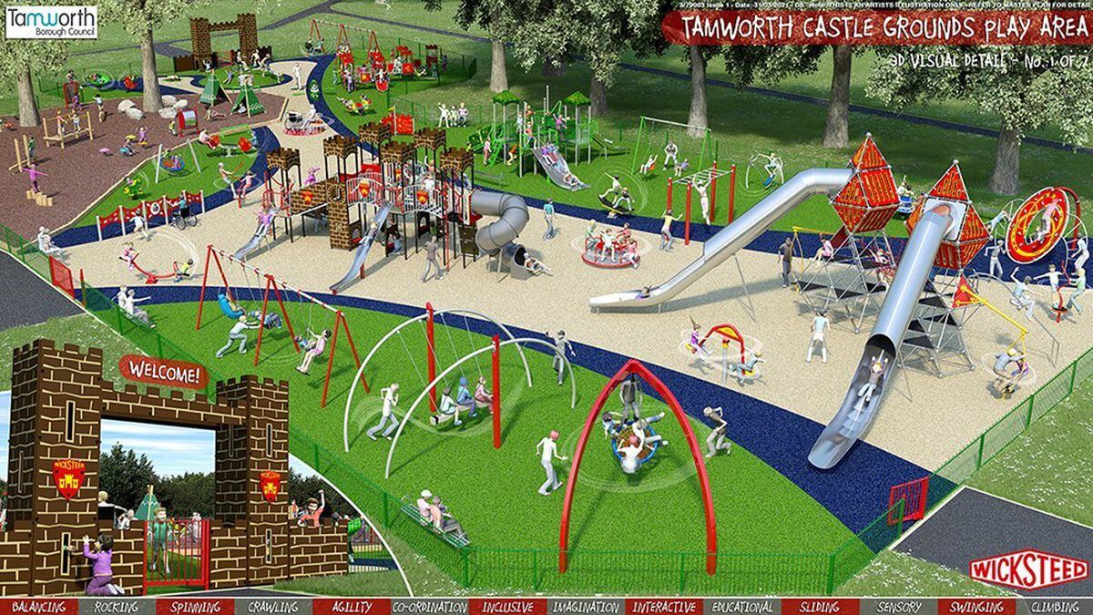 Designs unveiled for new £375k playground in Staffordshire | Express & Star