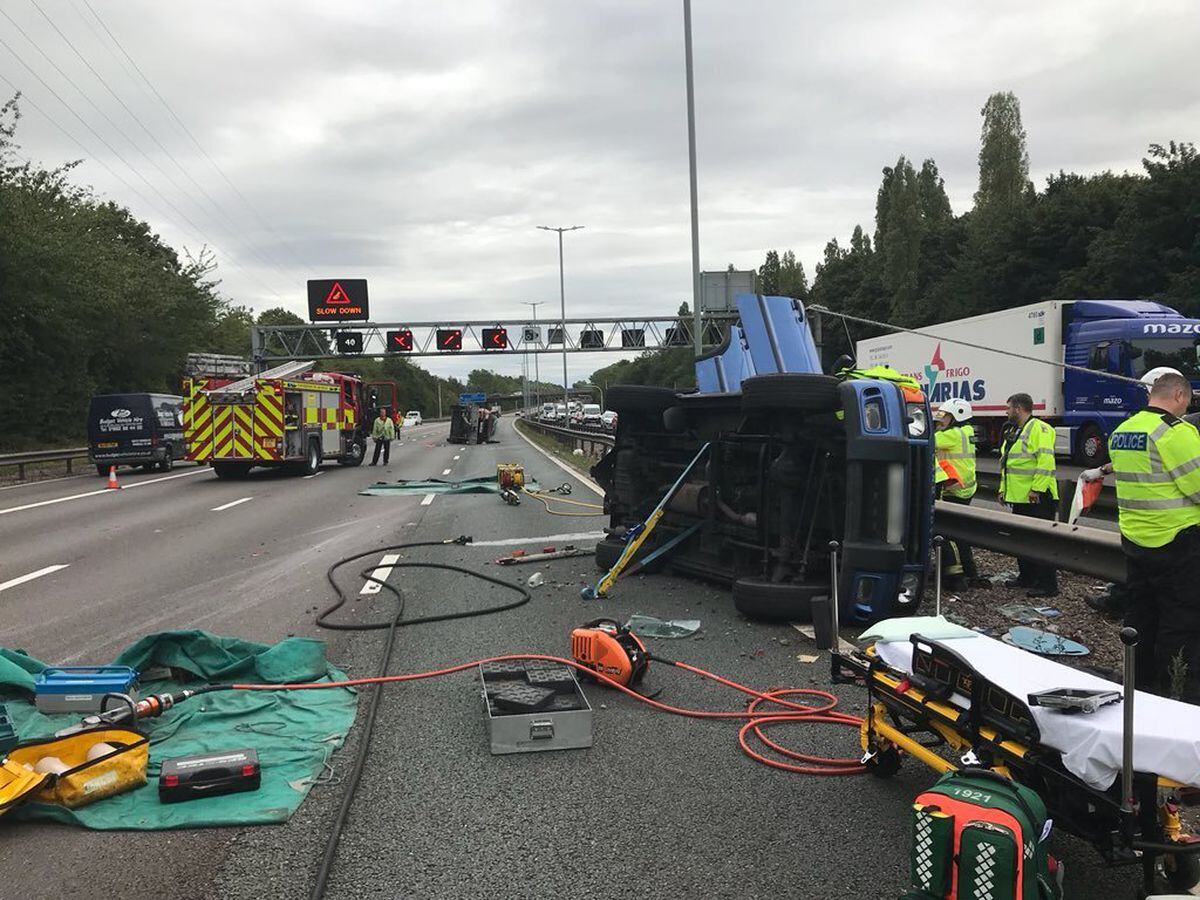 Crash Closes Three Lanes On M6 Southbound | Express & Star