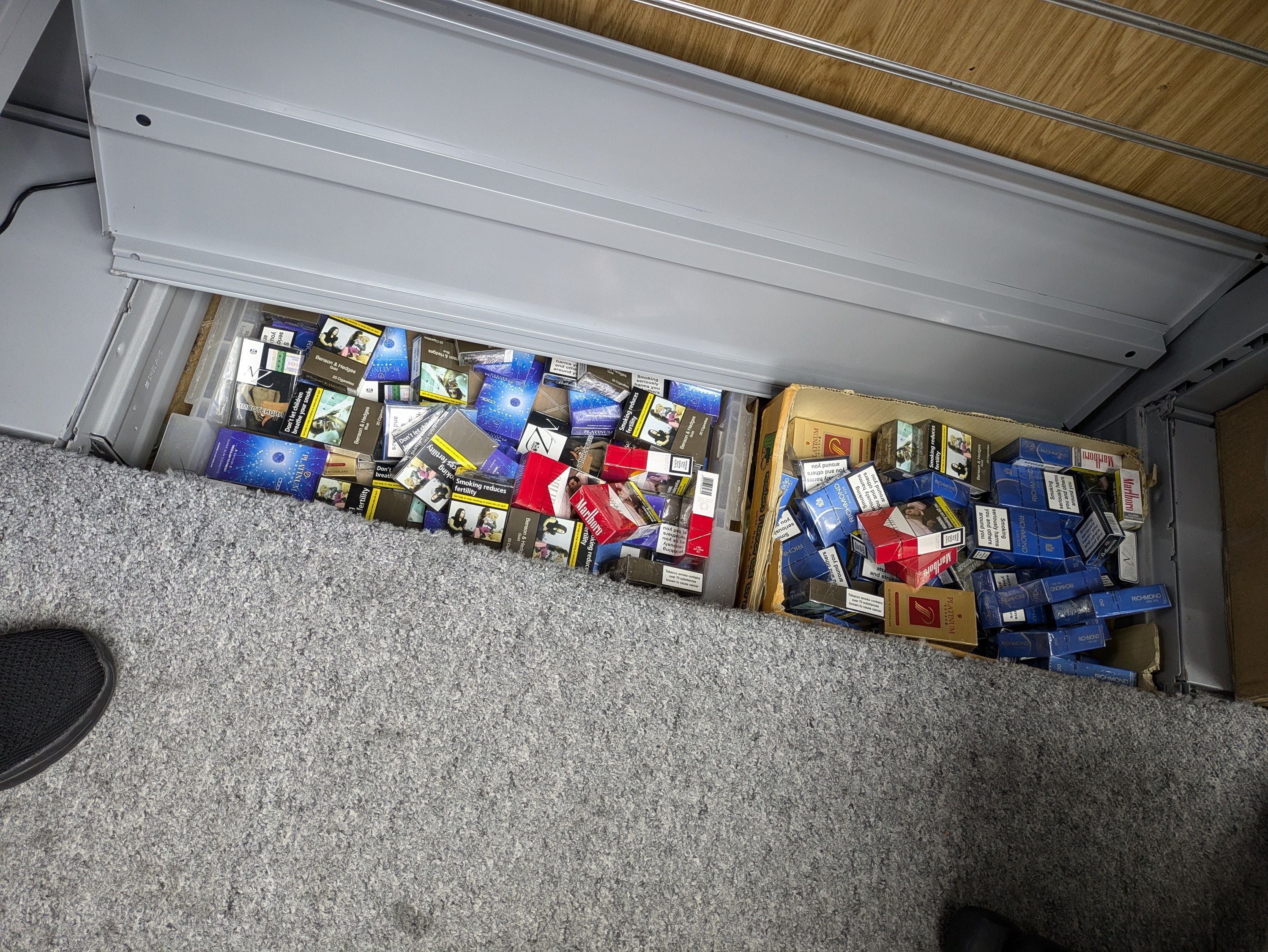 Illegal tobacco and vapes seized after good work by trading standards officers