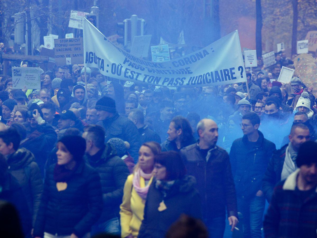 Tens Of Thousands Protest Against Belgium’s Tighter Covid Rules ...