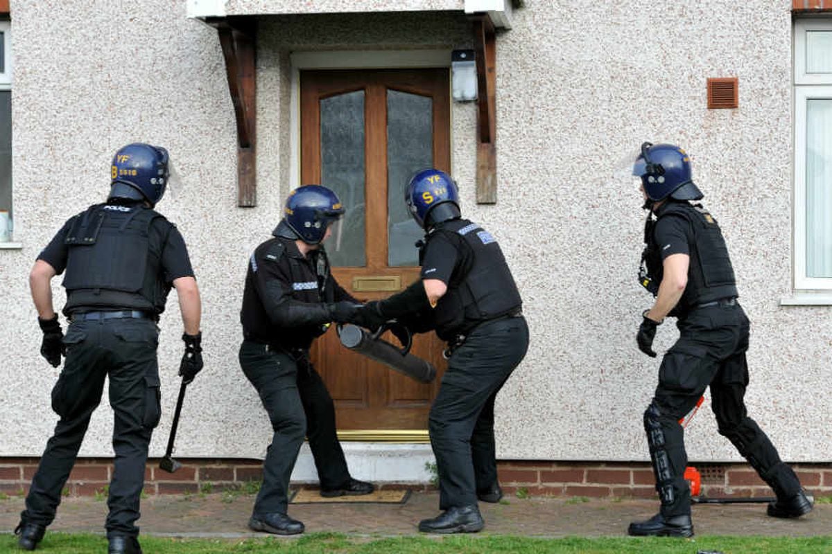 PICTURES AND VIDEO: Eight Arrested In Cannock Dawn Drug Raids | Express ...