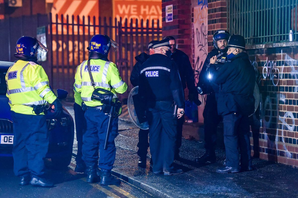 Bottles Launched At Police As Riot Officers Called To Break Up Illegal ...