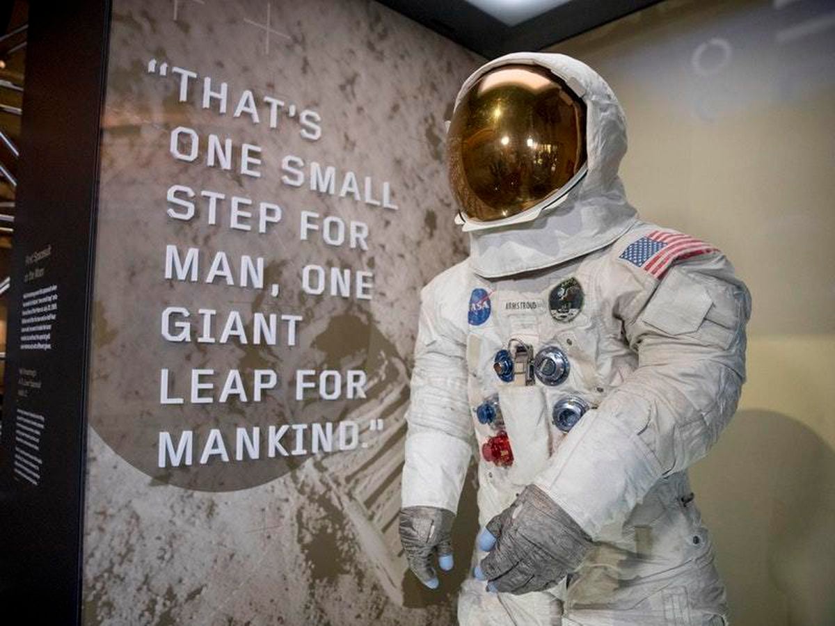 Neil Armstrong’s Restored Apollo 11 Spacesuit Goes On Display | Express ...