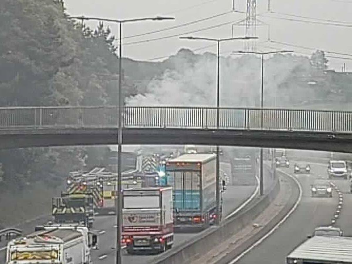 Lorry Fire Closes Part Of M5 As Motorists Urged To Plan Ahead | Express ...