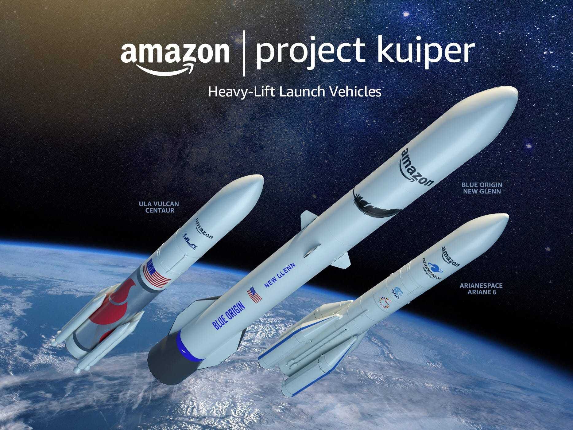Amazon links up with rocket companies to provide affordable broadband