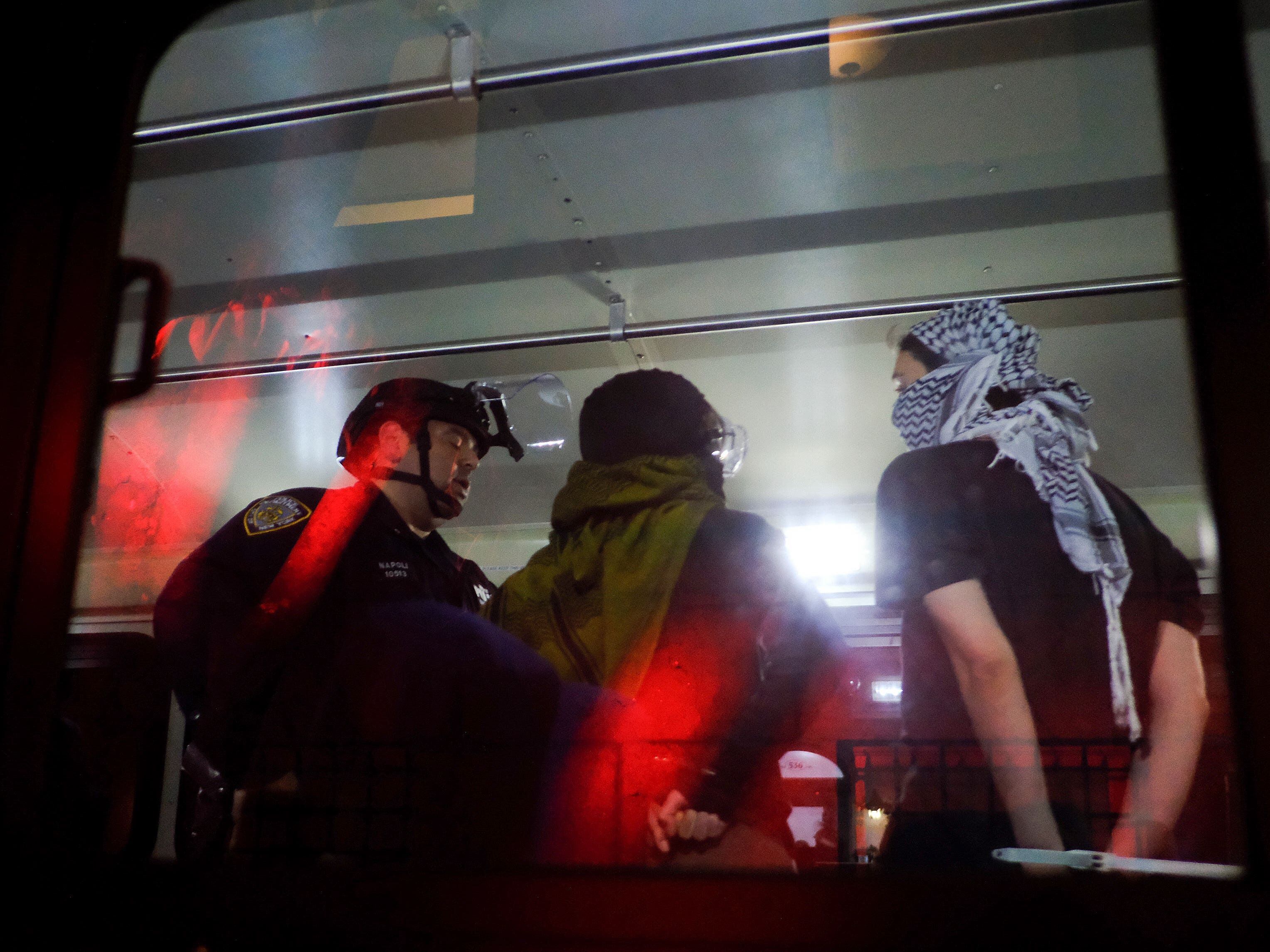 Protesters taken into custody as police end university pro-Palestine occupation