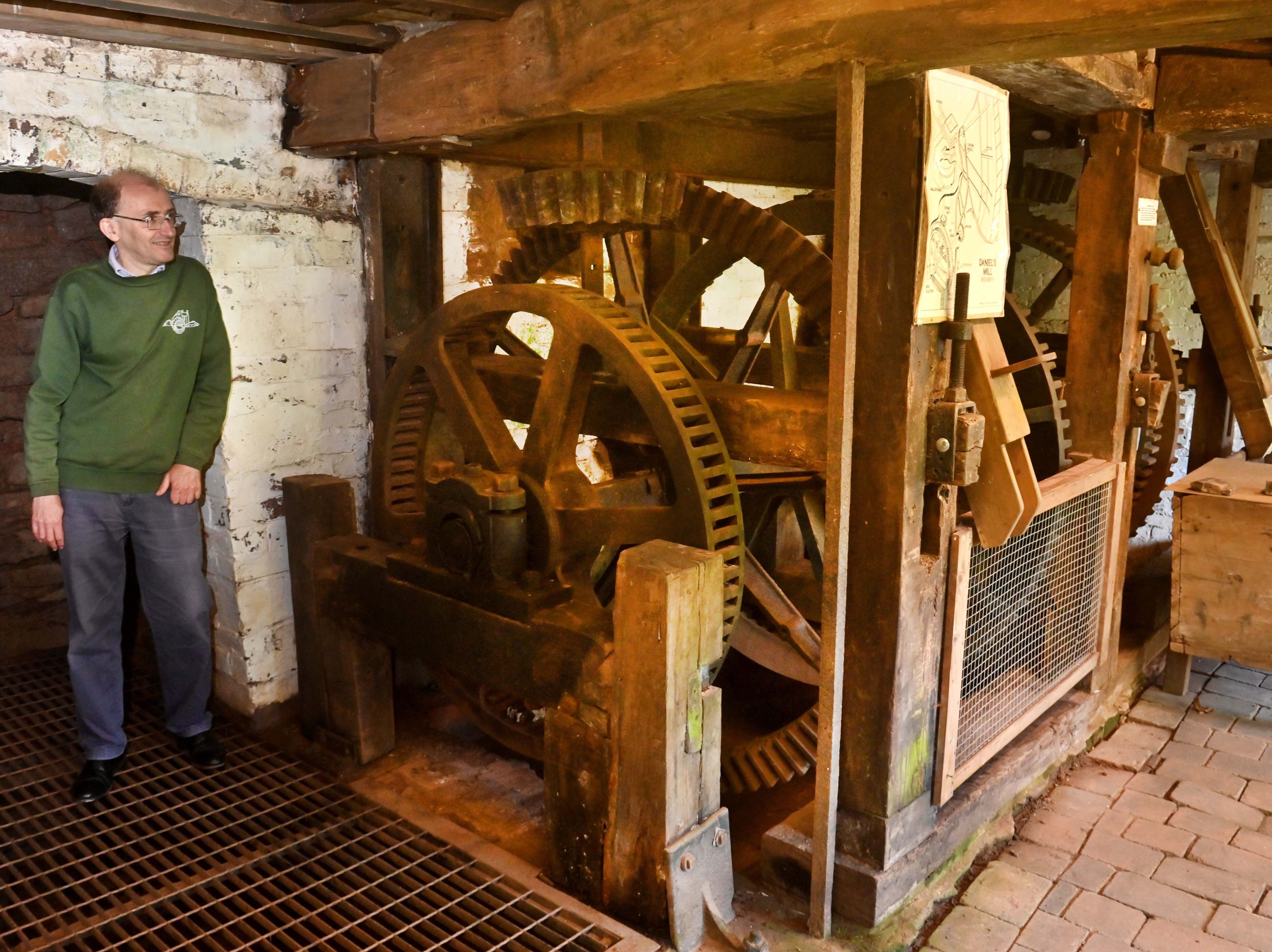 Watch as historic waterwheel turns again for first time in four years