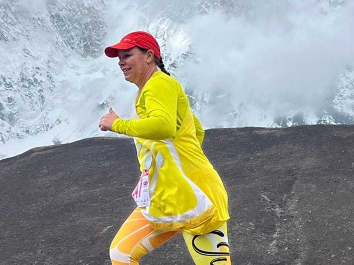 Army veteran named Orange dressing up as a lemon to run Everest Marathon