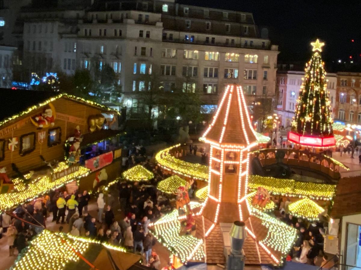 Birmingham Frankfurt Christmas Market is visitors Express