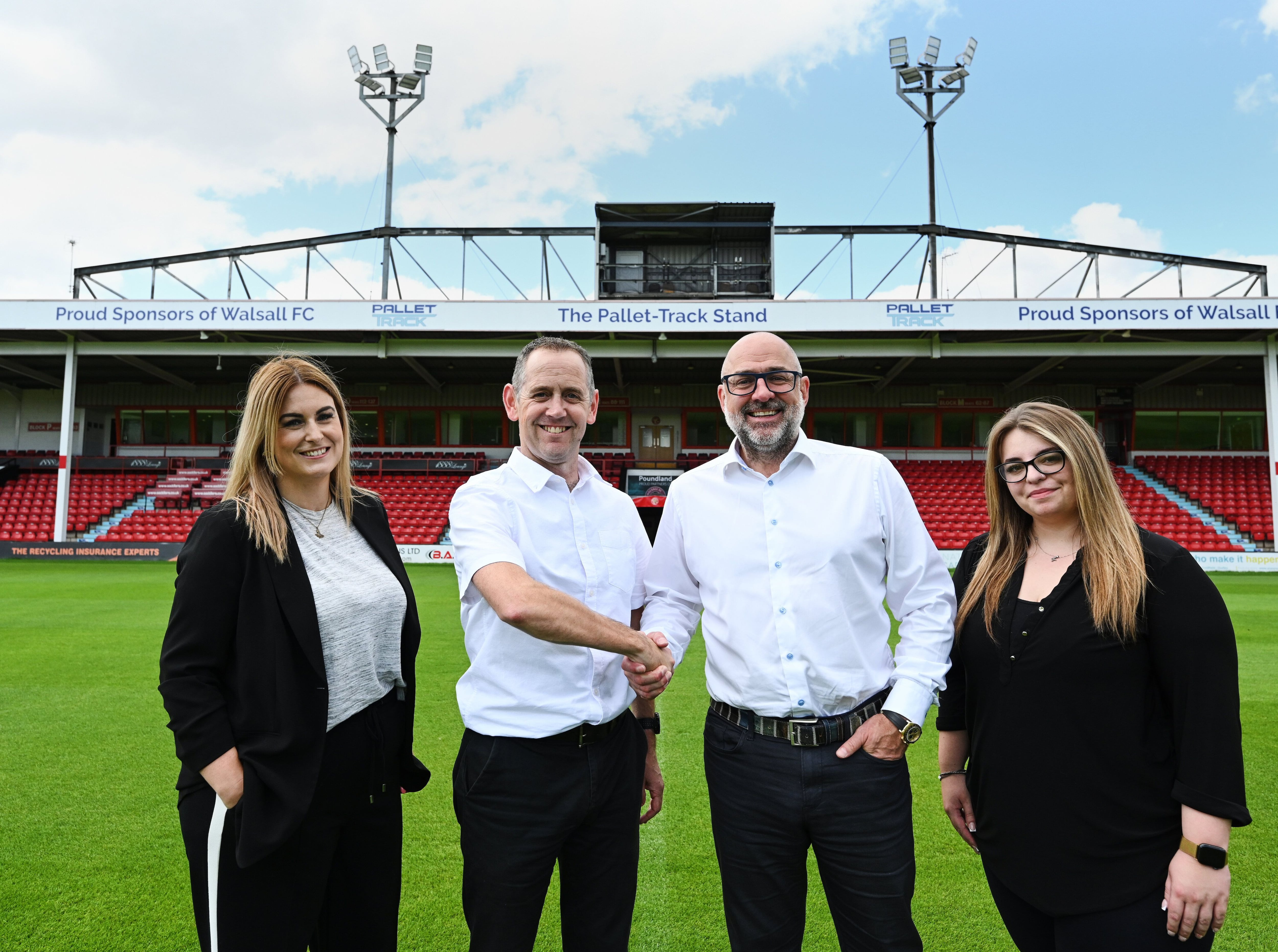 Logistics firm sponsors Walsall FC stand